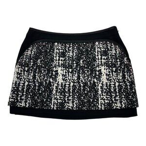 Diane Von Furstenberg Skirt Womens 8 Black Chlotte Maze‎ Maze Micro Mini Y2K 90s